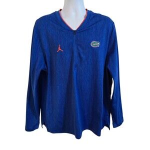 Nike Jordan Florida Gators Long Sleeve 1/4 Zip Pullover Mens XXL Team Issued